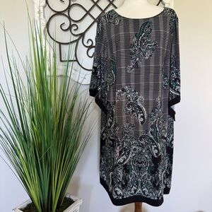 STUDIO ONE Size 2X Midi Dress with Sleeve